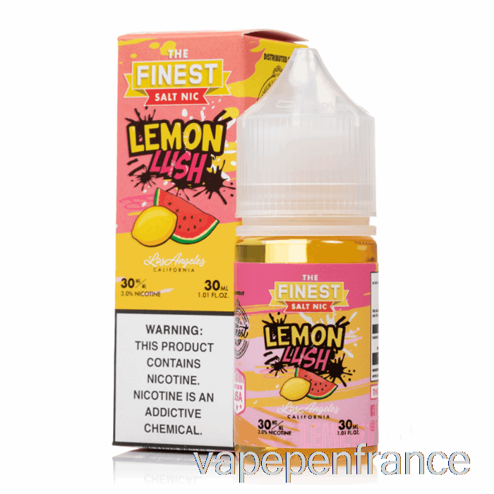 Citron Luxuriant - La Meilleure édition De Bonbons Sel Nic - 30 Ml 50 Mg Stylo Vape